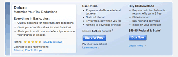 TurboTax's Pricing Scheme Is A Little Confusing