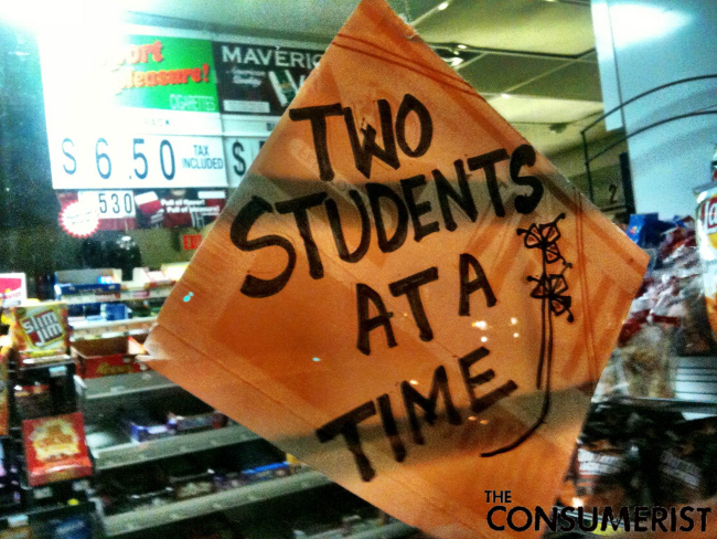 Store Enacts “Two Students At A Time” Limit To Curb Shoplifting
