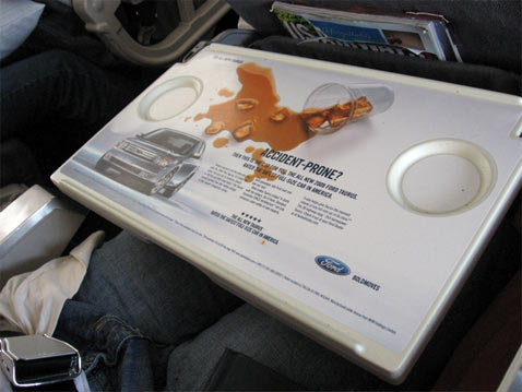 US Air Tray Ads Annoy