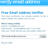 Verify-Email Checks If Email Addresses Work