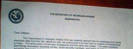 Veterans Affairs Sends Mass Apology