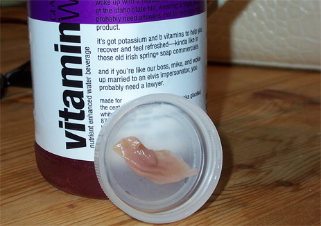 Gross Skin-Looking Thing Found In Vitamin Water