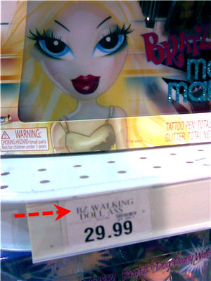 This Bratz Price Tag Is Surprisingly Honest