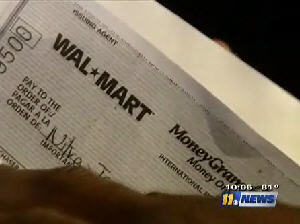 Wal-Mart Tosses Student In Jail For Trying To Cash Real Money Orders, Then Sends Her A Bill