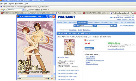 Walmart and Target Sell Anime Porn
