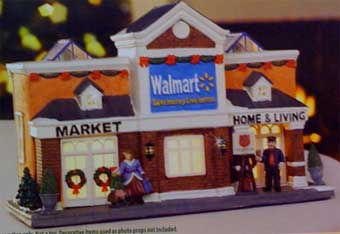 Create Your Own Holiday Tableau With This Lighted Ceramic Walmart