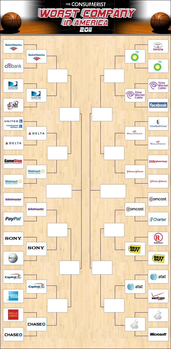 Meet Your Worst Company In America Sweet 16!