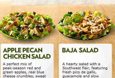 Apple Pecan Salad Wendy S Nutritional Information - Nutrition Ftempo