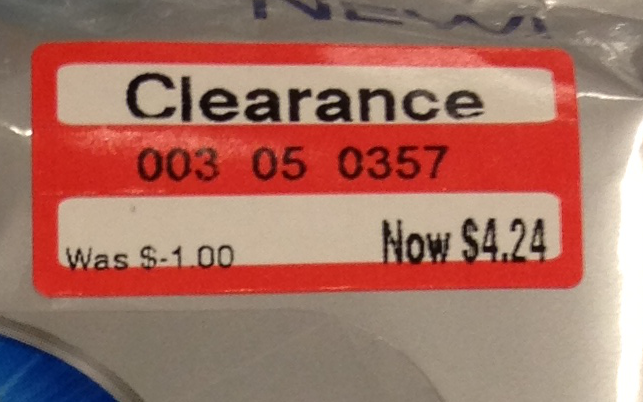 Target, ‘Clearance Sale’ Apparently Means 424% Price Hike