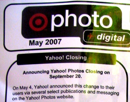 LEAKS: Yahoo Photos Closes September 20th