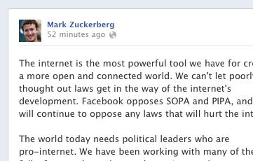 Mark Zuckerberg: We Need Political Leaders Who Are Pro-Internet