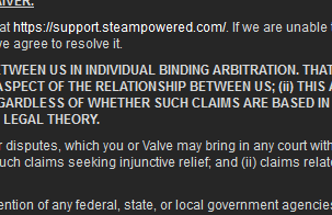 Video Game Publisher/Seller Valve Now Forcing Customers Into Mandatory Binding Arbitration