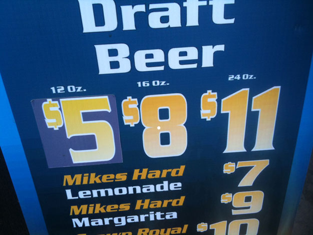 Fuzzy beer math.