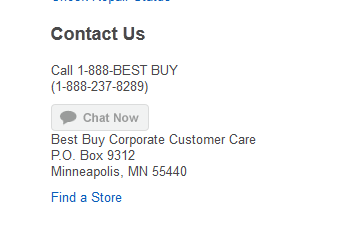Best Buy No Longer Wants Customers Contacting It By E Mail