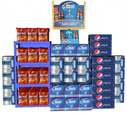 Everything you could ever need -- assuming you only drink Bud Light, Pepsi and eat Doritos.