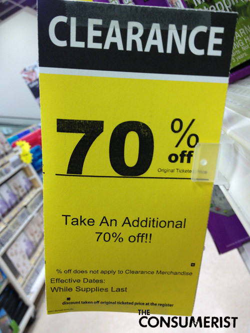 Clearance, but not clearance