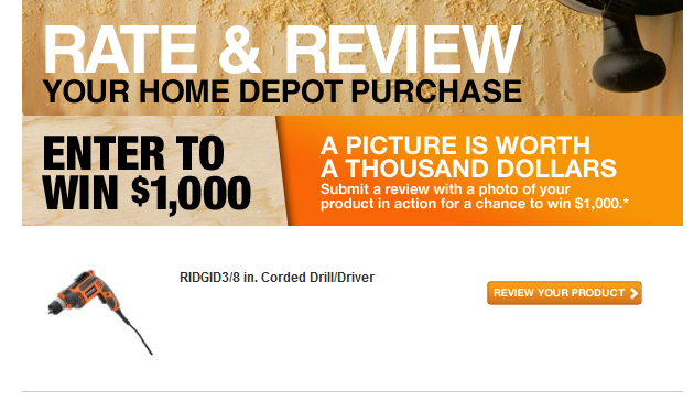 Home Depot Uses My Credit Card Number To Track Down My E Mail Address Consumerist