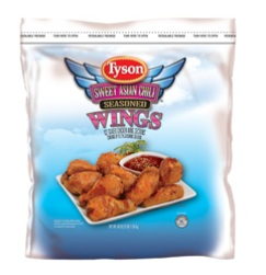 Two men are charged with stealing 10 pallets of Tyson chicken wings.