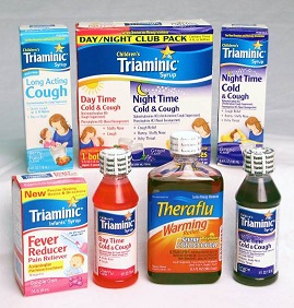 Recalled liquid medications from Novartis.
