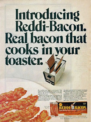 Yay, bacon! But also, no.