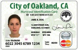 A sample of the new ID card.