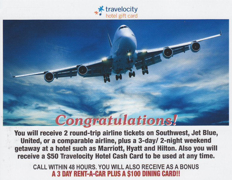 No, You Did Not Randomly Win A Vacation From Travelocity