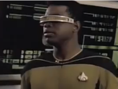 What's Geordi's is not yours.
