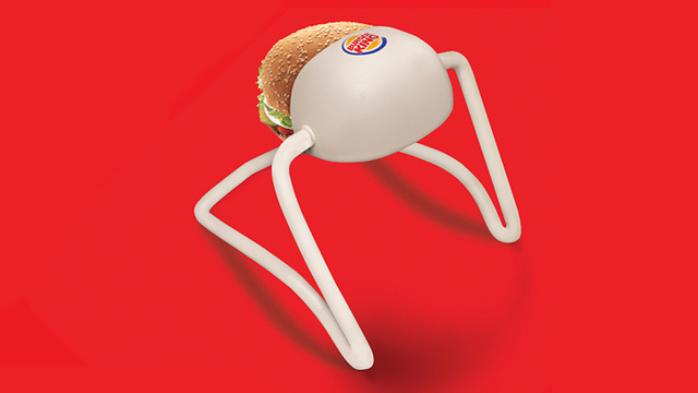 Yes, This Is A Hands-Free Whopper Holder