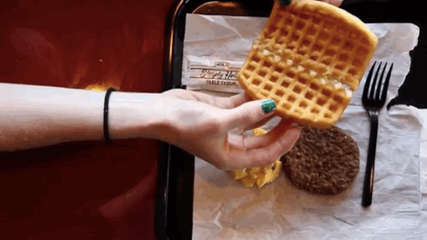 Is The “Waffle Taco” Really A Taco, Or Just A Folded Waffle With Stuff In It?