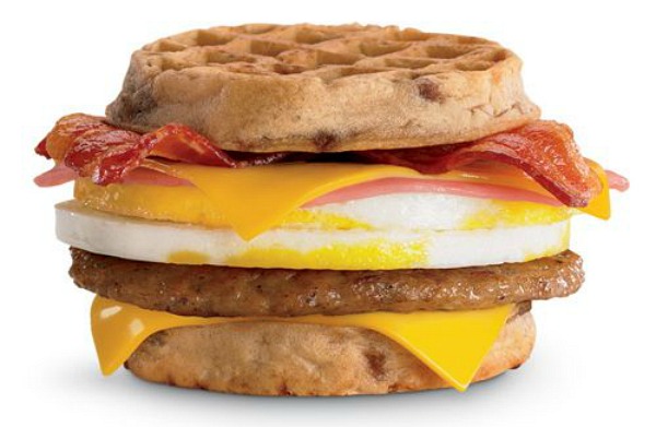 Jack In The Box Introduces Breakfast Sandwich Between Two Waffles