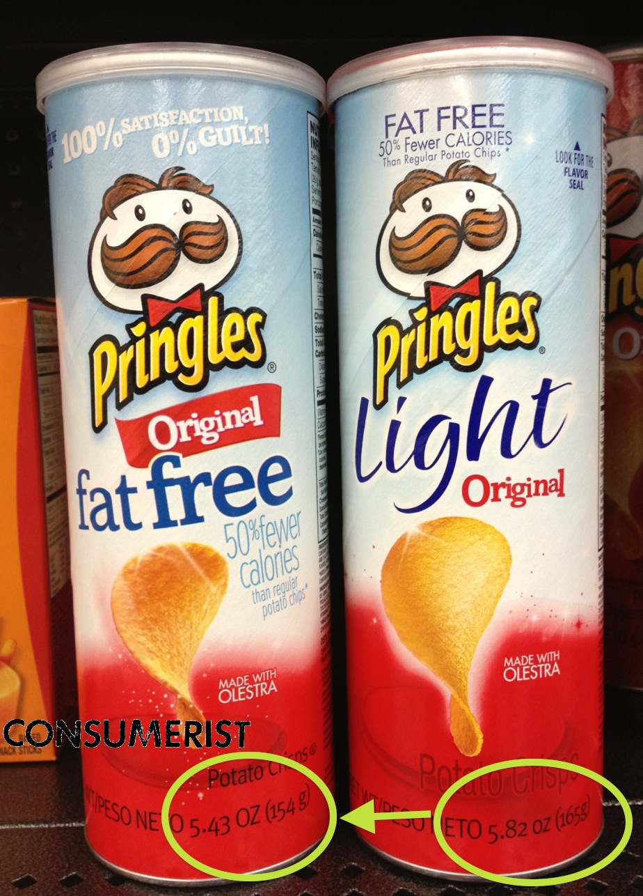 The Grocery Shrink Ray Has Been Nibbling Away At Pringles – Consumerist