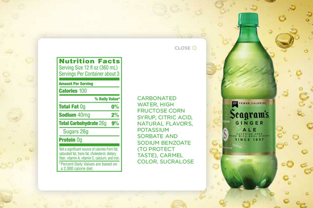 Seagram’s Adds Splenda To Ginger Ale To Shave Off Calories, Assumes No One Will Notice