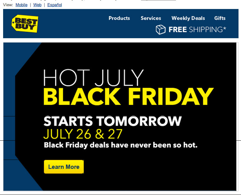 Best Buy Hops On Black Friday In July Bandwagon Consumerist