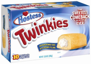 Twinkies, meet mouth. Mouth, meet Twinkies.