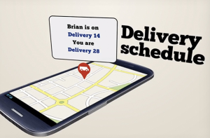 Follow Brian as he makes his way to your door with your order.