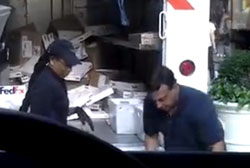 Package-Chucking FedEx Workers Caught On Viral Video Fired