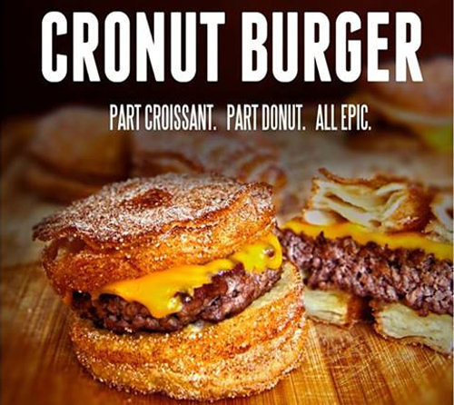 Won't you be mine, cronut burger?