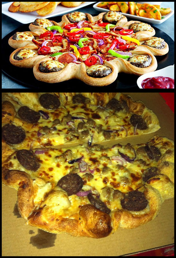 Real-Life Cheeseburger Pizza Sightings In UK Rather Disappointing