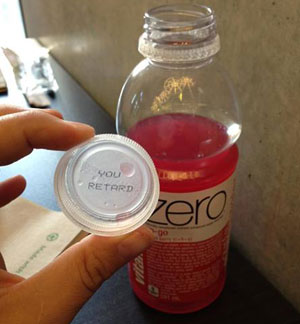 Coca-Cola Apologizes For Vitamin Water Cap Message Of ‘YOU RETARD’