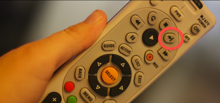 This button on the DirecTV remote has always served me well for skipping individual ads, but you can apparently fine tune it. (photo: StarsApart)