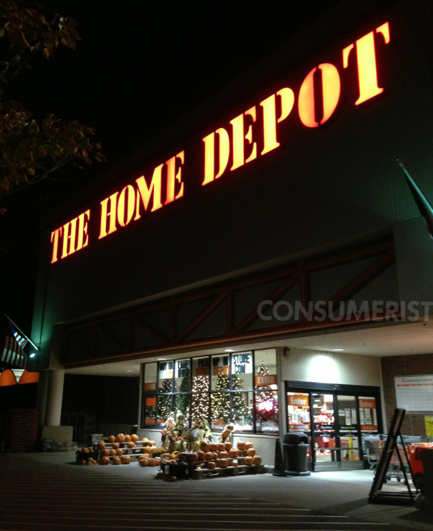 This Home Depot Has A Strangely Beautiful “Nightmare Before Christmas”