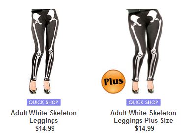 Party City Saves Money On Models, Just Makes Photos For Plus-Size Items Wider