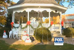 City Turns Out To Decorate For Christmas Early So Boy With Cancer Can Enjoy The Holiday