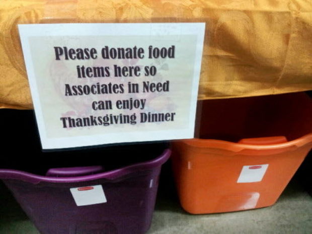 Ohio Walmart Held An Employee Food Drive…For Less Fortunate Employees