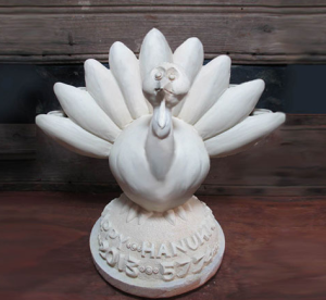 It's a menorah. It's a turkey. It's a Menurkey. (ModernTribe.com) 