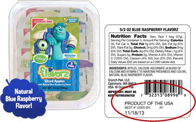 Natural blue raspberry flavoring....wait, what?