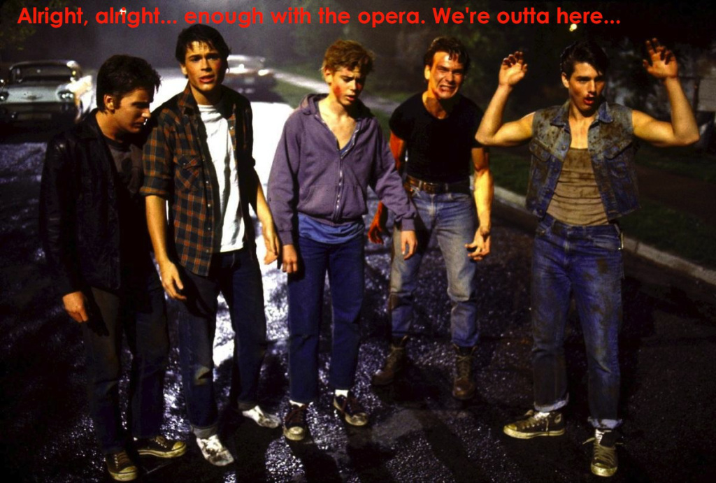 still-of-tom-cruise-emilio-estevez-rob-lowe-patrick-swayze-and-thomas-howell-in-the-outsiders-727416444