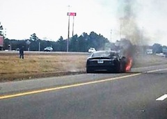 Another Tesla Model S Catches Fire After Hitting Road Debris