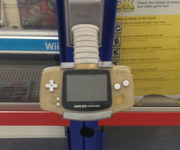 Raiders Of The Lost Kmart Not Sure What Color This Game Boy Advance Used To Be