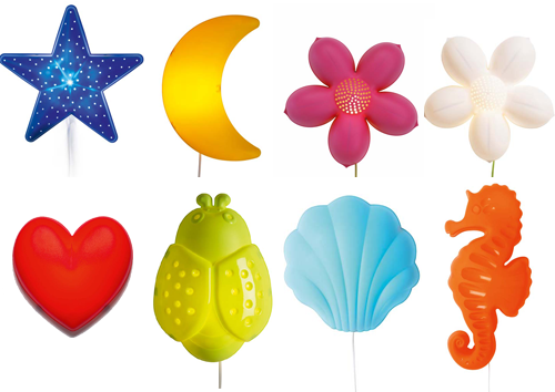 The SMILA lamps, available in 8 models, were primarily marketed for use in kids' rooms.